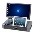 Kantek Monitor Stand with drawer and Tablet/Smartphone Slot MS760